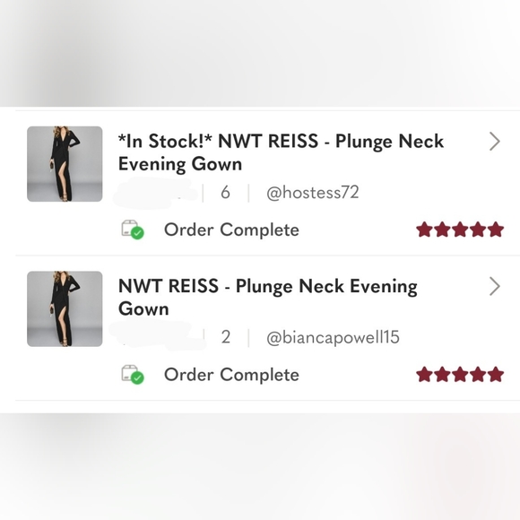 NWT REISS - Harlyn Plunge Neck Evening Gown - Picture 2 of 9